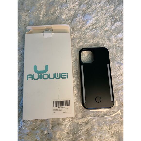 Iphone Mini 12  Case Selfie Case Lights on Front and back NWB - Picture 1 of 6